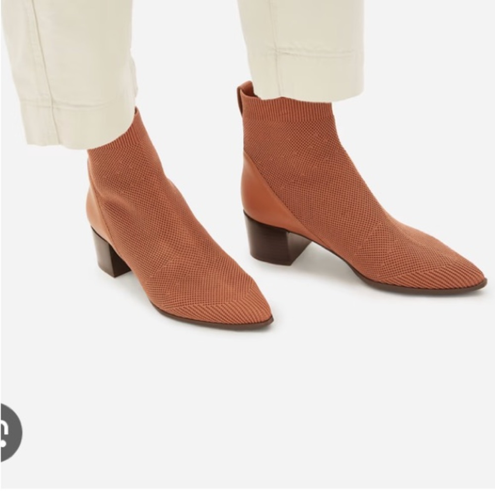 NIB Everlane the boss boots in Reknit Brandy Rose